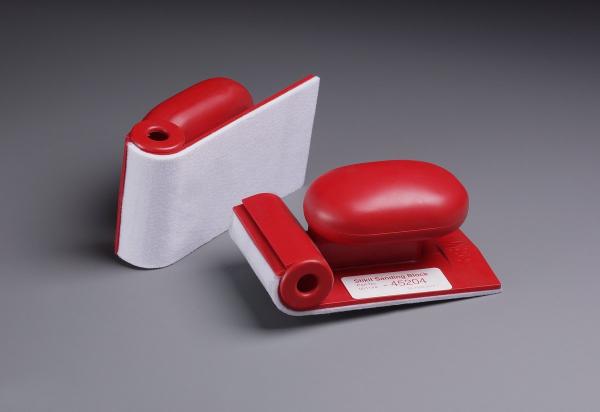 3M™ Handblock mit integriertem Rollenspender, rot, 63 mm x 120 mm