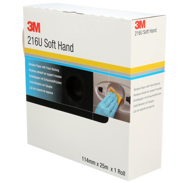 3M™ Handrolle 216U Soft, 114 mm x 25 m, P500, 51243