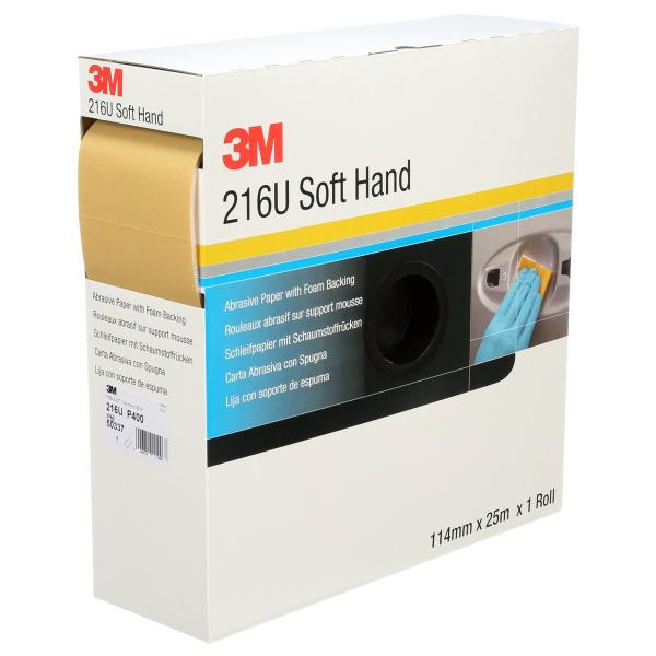 3M™ Handrolle 216U Soft, 114 mm x 25 m, P400, 50337