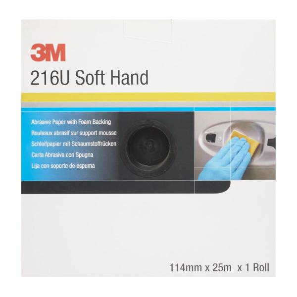 3M™ Handrolle 216U Soft, 114 mm x 25 mm, P800, 50340