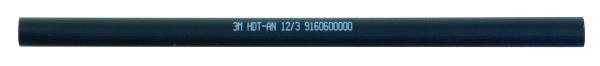 3M™ HDT-AN Dickwandiger Warmschrumpfschlauch mit Kleber, Schwarz, 12/3 mm, 1 m