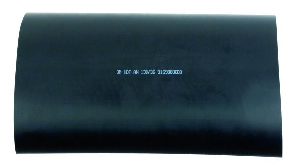 3M™ HDT-AN Dickwandiger Warmschrumpfschlauch mit Kleber, Schwarz, 130/36 mm, 1 m, Kleinpackung