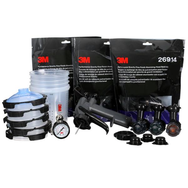 3M™ Hochleistungslackierpistolen-System mit PPS™ 2.0 für ein feines Finish, 26978