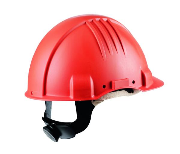 3M™ Hochtemperatur-Schutzhelm, Ratschenverschluss, nicht belüftet, dielektrisch 1000 V, Lederschweißband, Orange, G3501M-OR