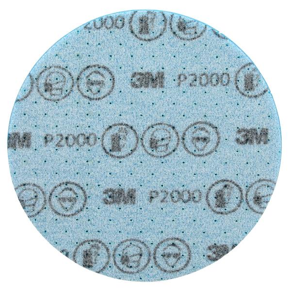 3M™ Hookit™ Flexible Feinschleifscheibe, 125 mm, P2000, 33549