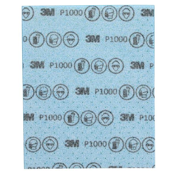 3M™ Hookit™ Flexible Feinschleifstreifen, 139 mm x 172 mm, P1000, 33534