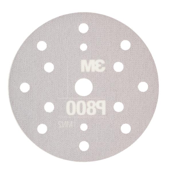 3M™ Hookit™ Flexible Schleifscheibe 270J, 150 mm, 15-fach gelocht, P800, 34420