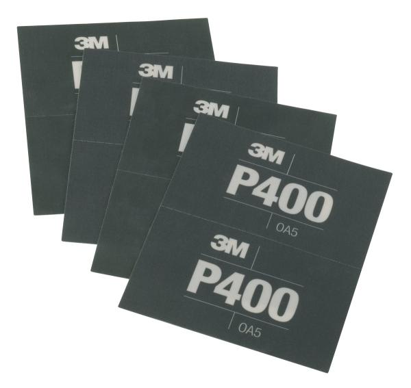 3M™ Hookit™ Flexible Schleifstreifen 270J, Grün, 140 mm x 171 mm, P400, 34337