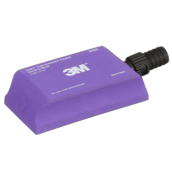 3M™ Hookit™ Flexibler Staubabsaugungs-Schleifklotz, 133 mm x 67 mm, 35825