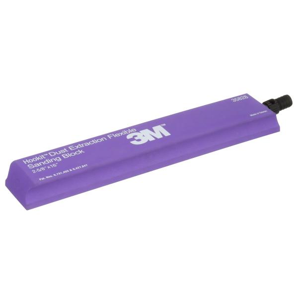 3M™ Hookit™ Flexibler Staubabsaugungs-Schleifklotz, 406 mm x 67 mm, 35828