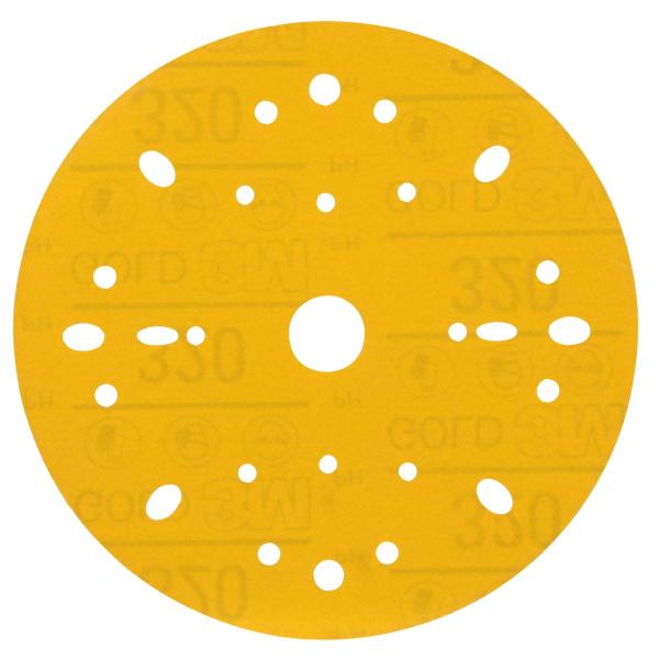 3M™ Hookit™ Gold Schleifscheibe 288U, 150 mm, Multihole, 320, 9287
