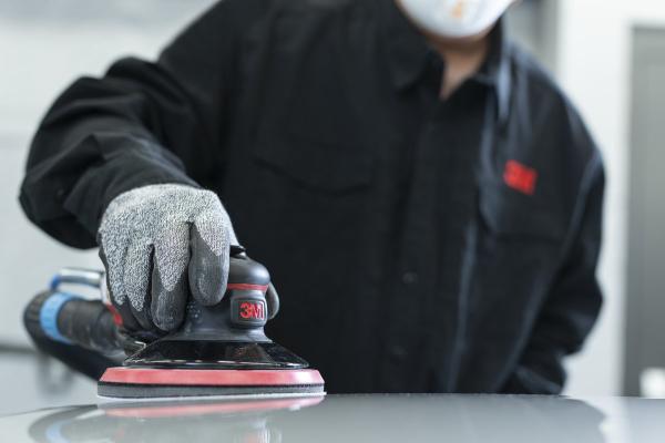 3M™ Hookit™ Purple Premium Schleifscheibe 334U, 75 mm, Multhole, P500, 30272