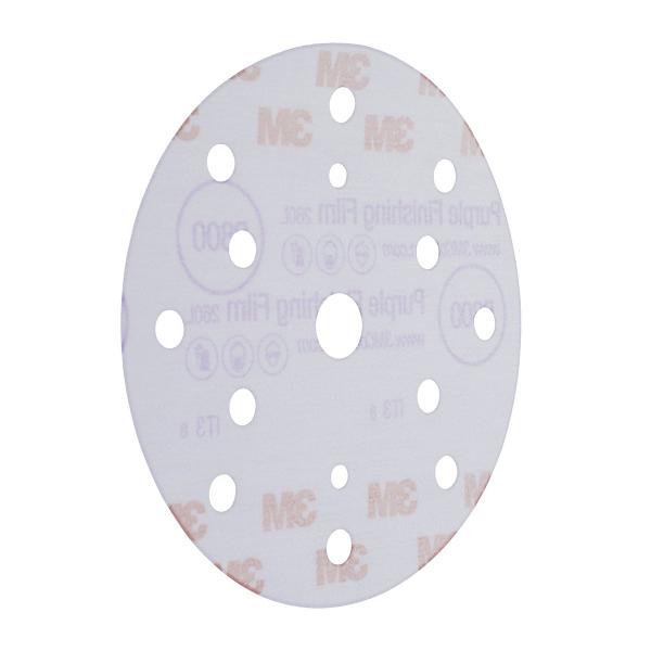 3M™ Hookit™ Purple Schleifscheibe 260L, 15-fach gelocht, 150 mm, P800, 51155