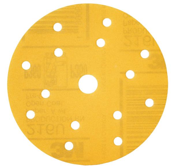 3M™ Hookit™ Schleifscheiben mit Latexrücken 216U, 150 mm, 7-fach gelocht, P420, 51097