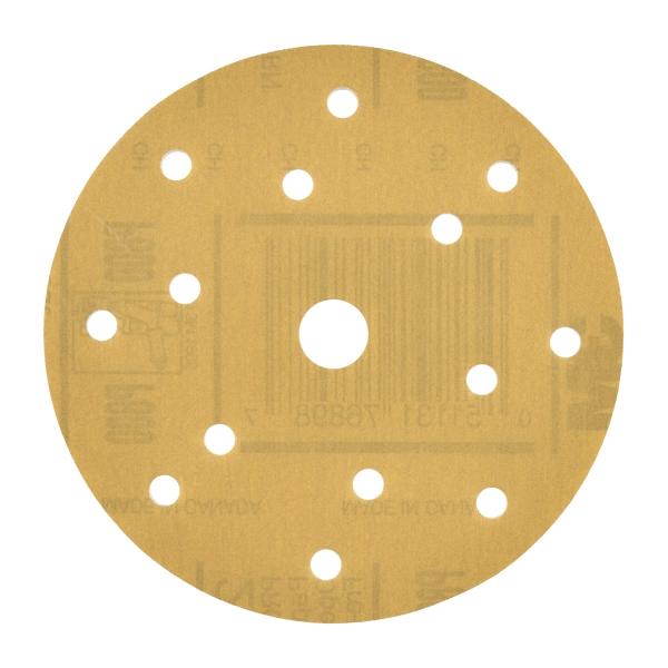 3M™ Hookit™ Soft Schleifscheibe 216U, 150 mm, 15-fach gelocht, P800, 51092