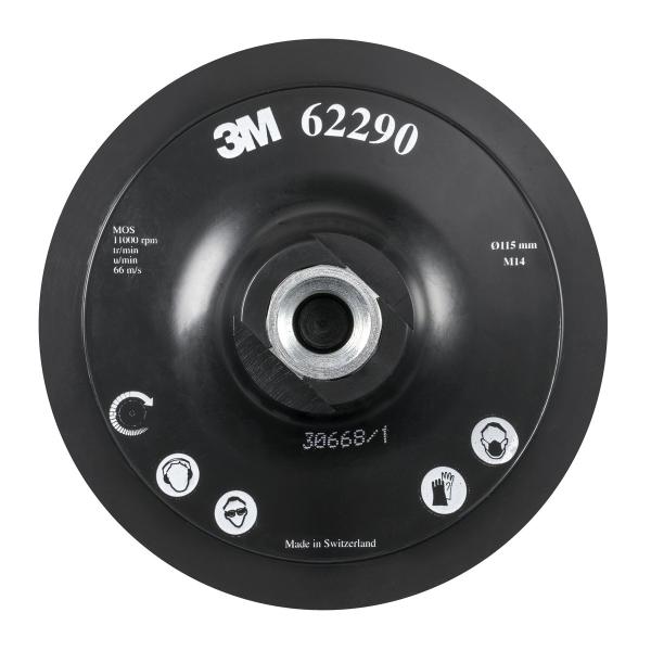3M™ Hookit™ Stützteller Green Standard, 115 mm, M14-Aufnahme