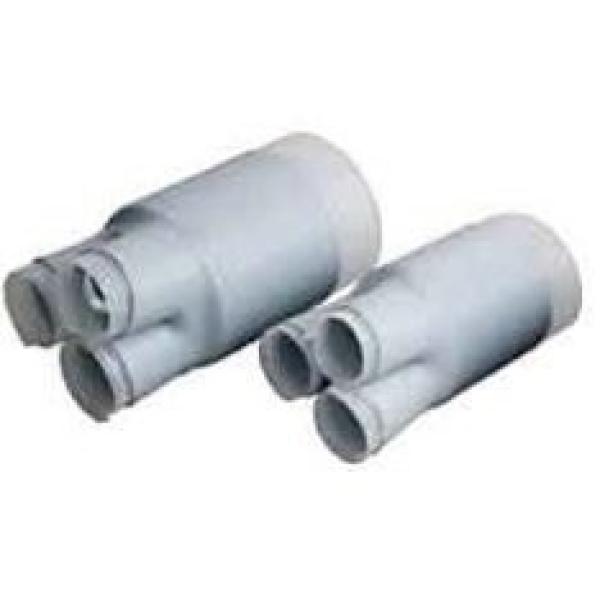 3M™ Kaltschrumpf-Aufteilkappe Serie 8560, Silikon, 3-Finger, Hellgrau, Größe D