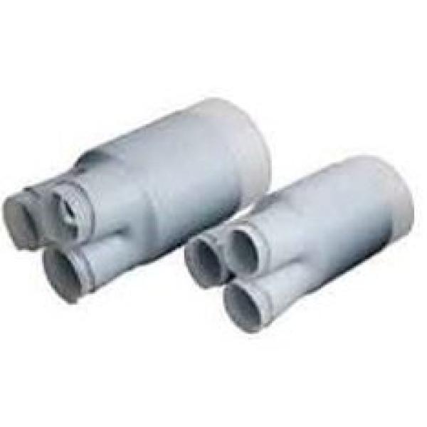 3M™ Kaltschrumpf-Aufteilkappe, Silikon, 3-Finger, Hellgrau, Größe B1