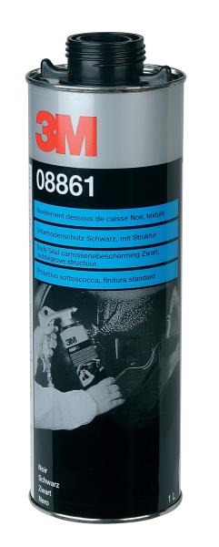 3M™ Karosserieschutzbeschichtung, nicht überlackierbar, Schwarz, 1 L, 08861