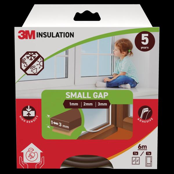 3M™ Klassische Isolierdichtung Kleine Lücke, Braun, 6M