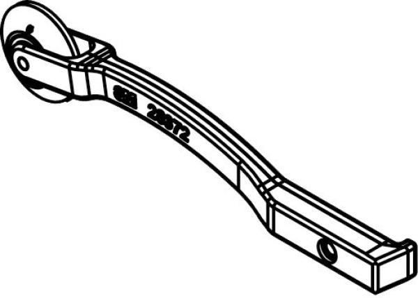 3M™ Kontaktarm für Feilenbandmaschine, 25 mm, 3 mm x 457 mm, 6 mm x 457 mm, 13 mm x 457 mm, für Eckprofile
