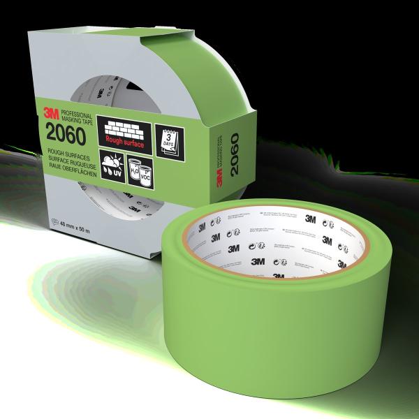 3M™ Malerabdeckband 2060, 48 mm x 50 m, 1 Rolle/Packung - 70% PEFC, SGSCH-PEFC-COC-110078