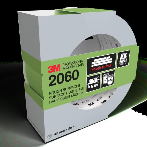 3M™ Malerabdeckband 2060, 48 mm x 50 m, 1 Rolle/Packung - 70% PEFC, SGSCH-PEFC-COC-110078