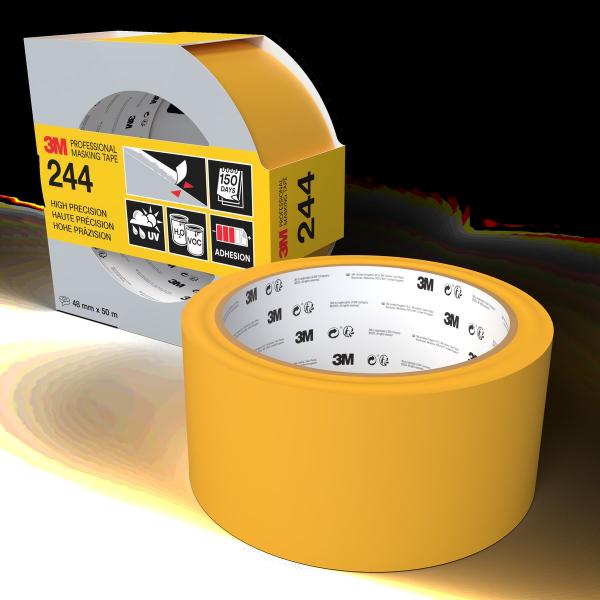 3M™ Malerabdeckband 244, hohe Präzision