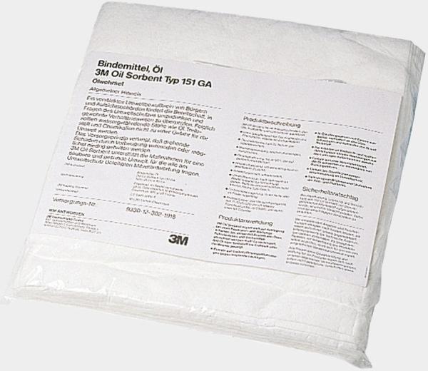 3M™ Ölbindevlies Tücher T151GA, 450 mm x 450 mm, 200 pro Packung