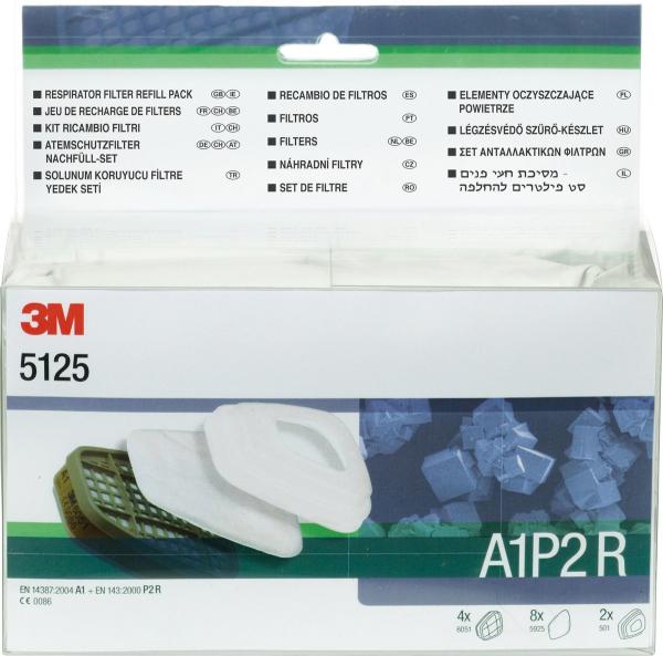 3M™ Partikelfilter-Set, A1P2R 5125
