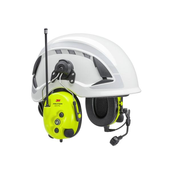 3M™ PELTOR™ LiteCom Plus Headset, 32 dB, PMR446 MHz, Befestigung am Schutzhelm, MT73H7P3E4410EU