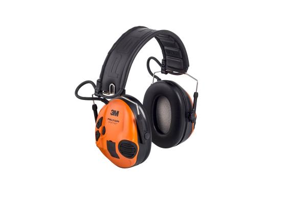 3M™ PELTOR™ SportTac Headset, 26 dB, Orange/Grüne Kapseln, Faltbarer Kopfbügel, MT16H210F-478-GN