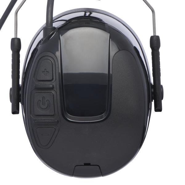 3M™ PELTOR™ WorkTunes™ Pro AM/FM-Radio Headsets, 31 dB, schwarz, Befestigung am Schutzhelm, HRXS221P3E