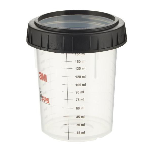 3M™ PPS™ Außenbecher mit Schraubring, Klein, 170 ml, 16115