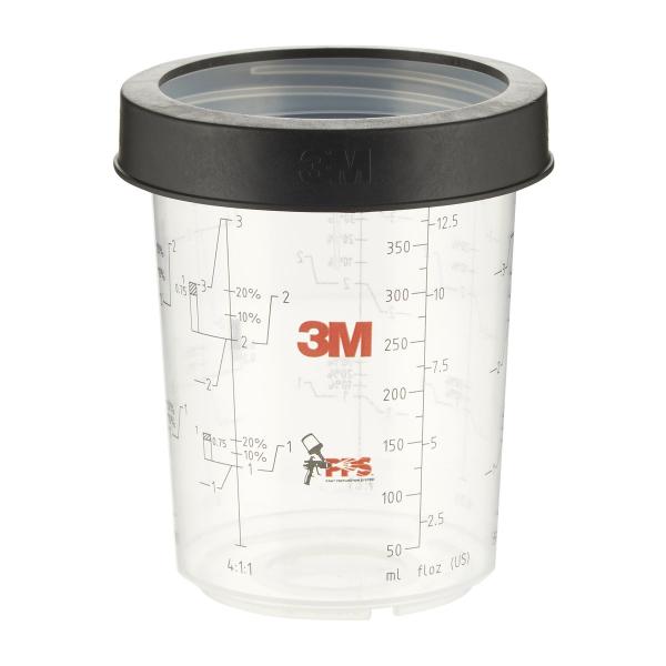 3M™ PPS™ Außenbecher mit Schraubring, Midi, 400 ml, 16122