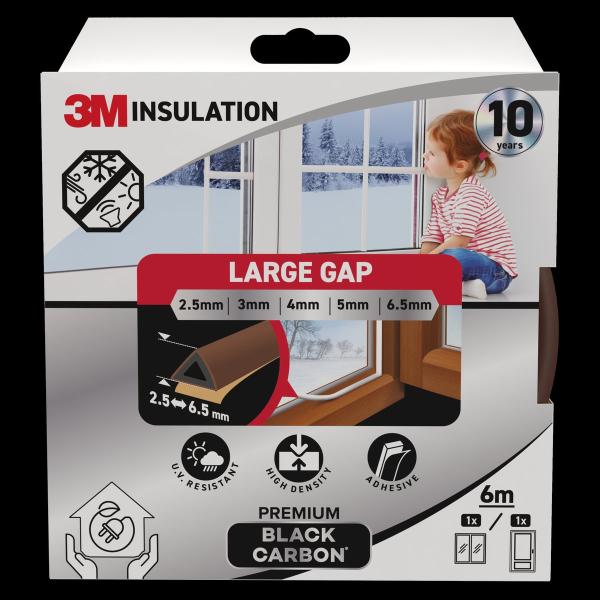3M™ Premium Isolierdichtung Große Lücke, Braun, 6M