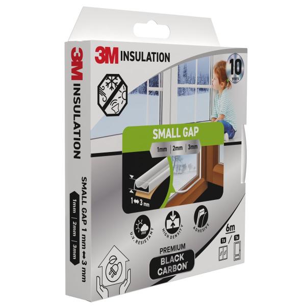 3M™ Premium Isolierdichtung Kleine Lücke, Weiß, 6M