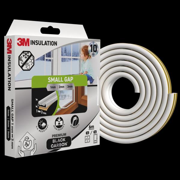 3M™ Premium Isolierdichtung Kleine Lücke, Weiß, 6M