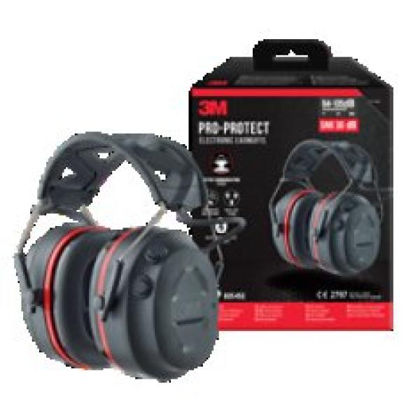3M™ Pro-Protect Kapselgehörschutz 90545E, Bluetooth®, SNR-Wert 30 dB, Schwarz