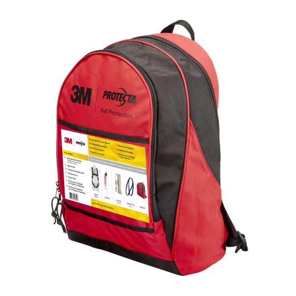 3M™ Protecta® Absturzsicherungsset für Dachdecker, Anschlageinrichtung, Auffanggurt, Seilklemme/Verbindungsmittel, 10 m Sicherungsseil, Rucksack, 1150511