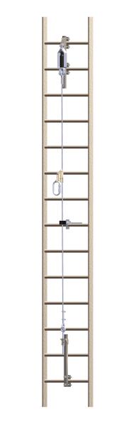 3M™ Protecta® Cabloc™ Vertikales Kabelleitersystem, Verankerung der unteren Leiterhalterung, verzinkter Stahl, 6191036