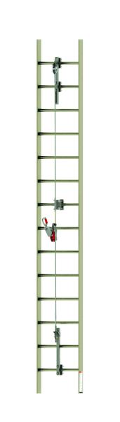 3M™ Protecta® Cabloc™ Vertikales Kabelleitersystem, Verankerung der oberen Leiterhalterung, Edelstahl, 6191032