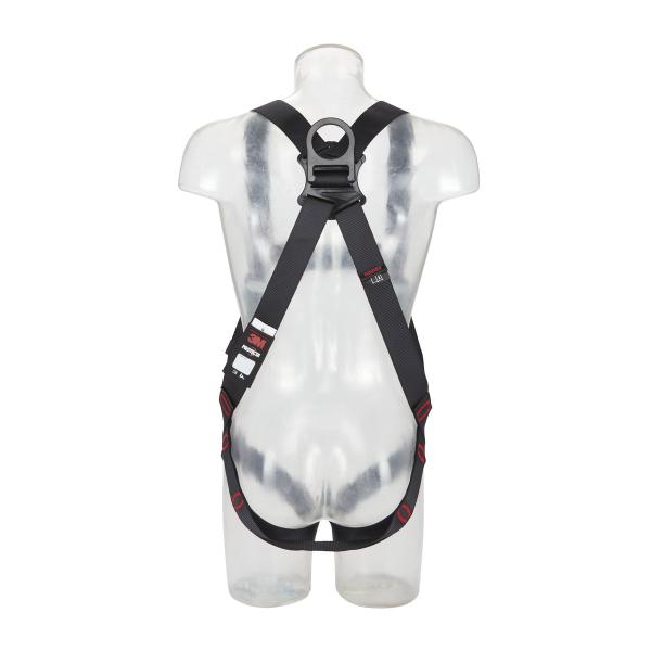 3M™ Protecta® E200 Standard-Auffanggurt im Westenstil, schwarz, S, 1161603