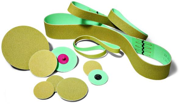 3M™ Roloc™ Diamond Gewebescheibe 674W, gelb, 50,8 mm, 220 Mesh, TR, gelb