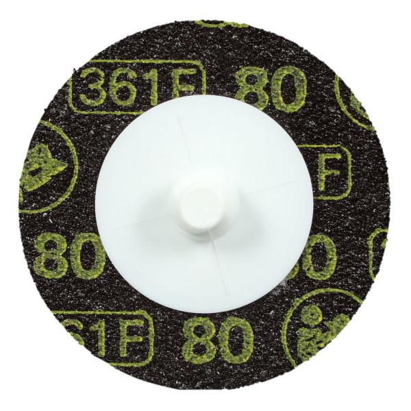 3M™ Roloc™ Gewebeschleifscheibe 361F, 50 mm, P80