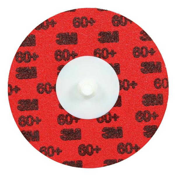 3M™ Roloc™ Langlebige Kantenscheibe 767F, 60+ YF-Trägermaterial, TR, kastanienbraun, 76,2 mm, Die R300V, 50/Karton, 200 Stück/Packung