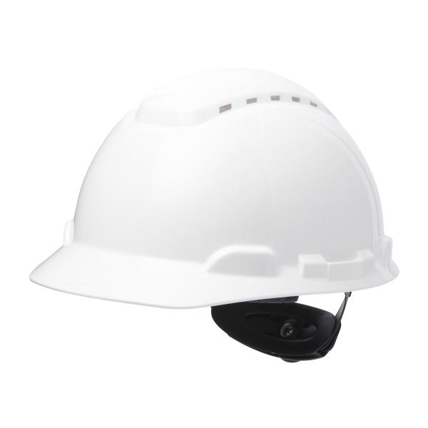 3M™ Schutzhelm, Ratschenverschluss, belüftet, Kunststoffschweißband, Weiß, H700N-VI