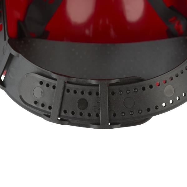 3M™ Schutzhelm, Uvicator, Pinlock-Verschluss, belüftet, Kunststoffschweißband, Rot, G3000CUV-RD