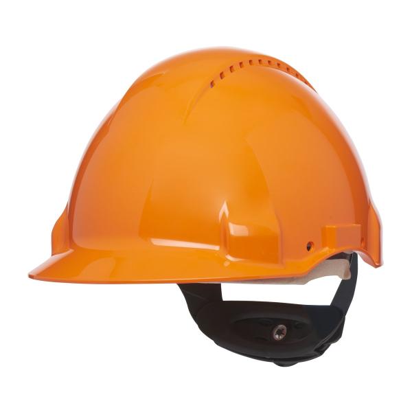 3M™ Schutzhelm, Uvicator, Pinlock-Verschluss, belüftet, Lederschweißband, Blau, G3000DUV-BB