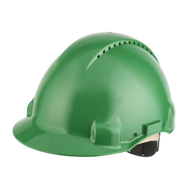 3M™ Schutzhelm, Uvicator, Pinlock-Verschluss, belüftet, Lederschweißband, Grün, G3000DUV-GP